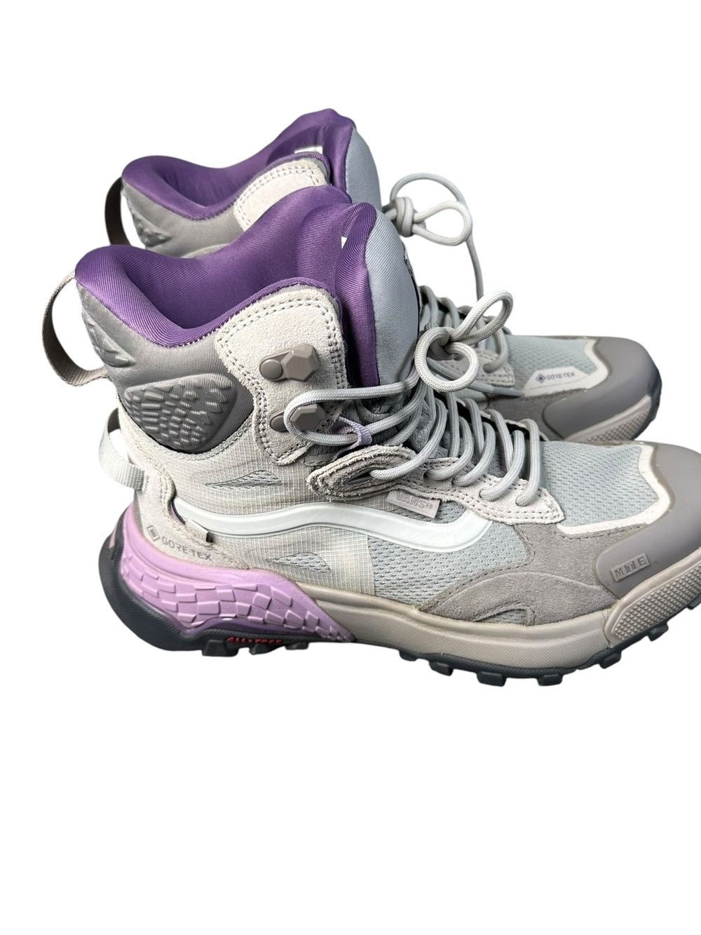 Vans Crestline GORE-TEX MTE Trail Shoes Light Grey Purple Men’s Size 5 / 6.5 W